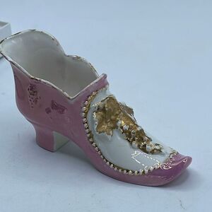 Antique Victorian style porcelain shoe Germany